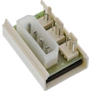 INLINE Lüfter Power Adapter Platine - 4Pin Molex