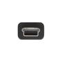 INLINE USB 2.0 Mini Cable USB A male to Mini B male 5 Pin black 0.3m (33107J)