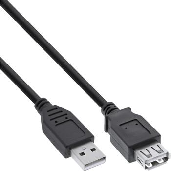 INLINE USB 2.0 Extension Cable A male to female black 0.5m (34650B)