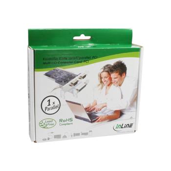 INLINE I/O PCI 1x ext. parallel (66630I)