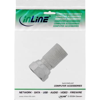 INLINE Type F-Plug connector for Coax Cable with Cable sheath 7mm (69912)