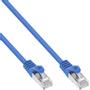 INLINE Patchkabel RJ45 CAT5e Blå STP 0.3 m.