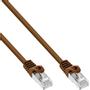INLINE 2m Patchkabel 100 Mbit RJ45 - braun