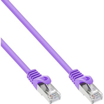 INLINE Patchkabel RJ45 CAT5e violet STP 0.3 m. (72533P)
