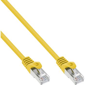 INLINE Patchkabel RJ45 CAT5e Gul STP 0.3 m. (72533Y)