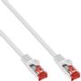 INLINE Patch Cable S/FTP PiMF Cat.6 250MHz PVC CCA white 0.25m