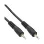 INLINE Audio Cable 2.5mm Stereo male to male 0.5m