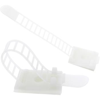 INLINE Ajustable Cable Clamp 64mm white 10pcs (59969A)