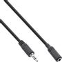 INLINE Audio Adapter Cable 4 Pin 2.5mm male to 4 Pin 3.5mm female 0.2m