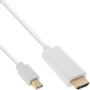 INLINE Mini DisplayPort zu HDMI Konverter Kabel inkl. Audio 5m -