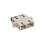 INLINE Fiber Optical Adapter Duplex SC/SC MM Ceramic Sleeve with Flange grey (89992A)
