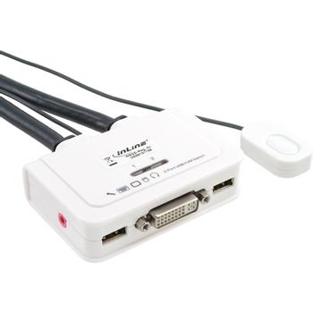 INLINE Adapter KVM Switch 2-Port (DVI/ USB/ Audio) [ (61613I)