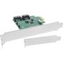 INLINE Interface Card 2 Port SATA 6Gb/s x1 PCIe 2.0 RAID 0 / 1 / SPAN
