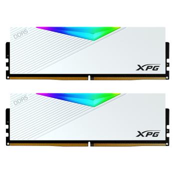 A-DATA ADATA XPG LANCER RGB 2 x 24GB DDR5 8000MHz UDIMM White (AX5U8000C4024G-DCLARWH)