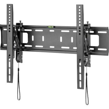 INLINE Heavy-duty wall mount, tiltable, for flat screen TV (37-80"), max. 75kg, black (23118A)