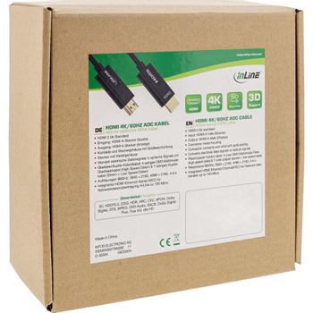 INLINE HDMI AOC cable, High Speed HDMI with Ethernet, 4K/60Hz, male / male, 100m (17599O)