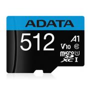 A-DATA 512GB UHS-I Class 10 microSDXC Memory Card with Adaptor