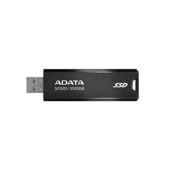 A-DATA ADATA SC610 External SSD 1TB USB 3.2 Gen2 Black Red (SC610-1000G-CBK/RD)