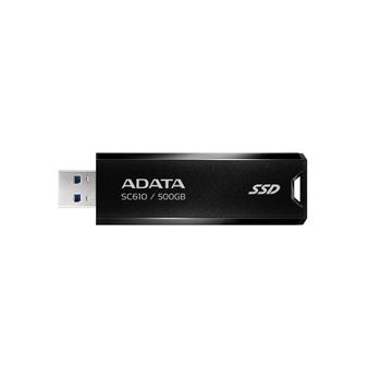 A-DATA SC610 - USB flashdrive - 500 GB (SC610-500G-CBK/RD)