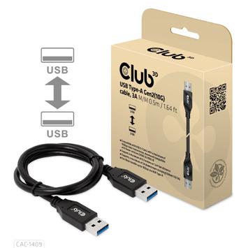 Club 3D Usb Type-A Gen2(10G) Cable, (CAC-1409)