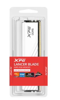 A-DATA XPG LANCER BLADE RGB 32GB DDR5 6000MHz UDIMM WH single pack (AX5U6000C3032G-SLABRWH)