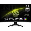 MSI 32" curved gamingskärm MAG 32CQ6F 2560x1440 VA, 180hz, 0.5ms, 3500:1, HDR400, 2xHDMI/DP