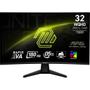 MSI 32" curved gamingskärm MAG 32CQ6F 2560x1440 VA, 180hz, 0.5ms, 3500:1, HDR400, 2xHDMI/DP