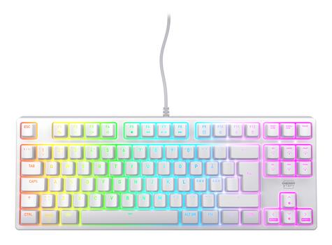 CHERRY XTRFY K4V2 TKL KB WHITE KB CORDED MECHANICAL MX RED PERP (CX-K4V2-RGB-TKL-WH-R-NOR)