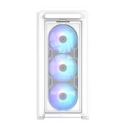 ASUS A23 PLUS Tempered Glass ARGB mATX Case - White