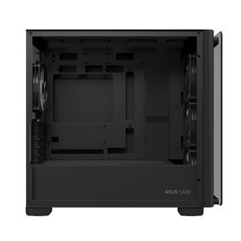 ASUS A23 PLUS Tempered Glass ARGB mATX Case - Black (90DC00K0-B19010)