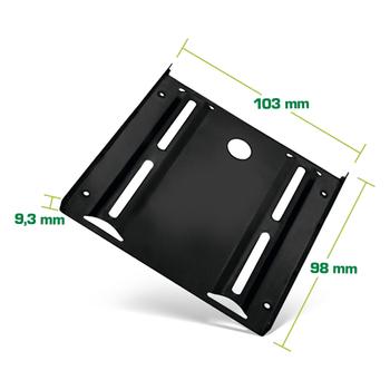 INLINE HDD/SSD mounting frame, 2,5" to 3,5", with screws, black (39950S)