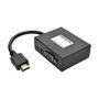 TRIPP LITE TRIPPLITE HDMI to VGA and Audio Adapter 6inch 15.24cm Black TAA