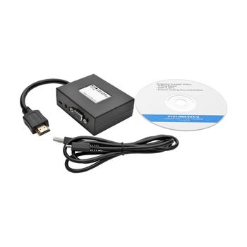 TRIPP LITE TRIPPLITE HDMI to VGA and Audio Adapter 6inch 15.24cm Black TAA (P131-06N-2VA-U)