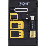 INLINE SIM-BOX Sim Card Adapter & Supply Case with otg cardreader