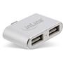 INLINE Mini USB 2.0 Hub, USB Type-C M to 2x USB AF, silver (33291I)