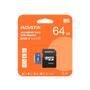 A-DATA ADATA 64GB Micro SDXC V10 85MB/s + adapter