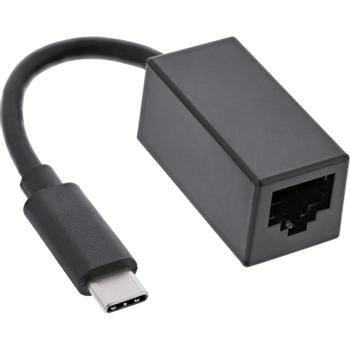 INLINE USB 3.2 Gigabit ethernet network adaptor cable, USB Type-C plug (33380G)