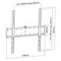 INLINE Basic wall mount, for flat screen TV 81-140cm (32-55"), max. 40kg (23112A)