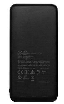 A-DATA ADATA T10000 Power Bank 10000mAh Black (AT10000-USBA-CBK)