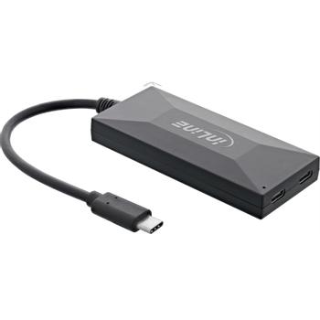 INLINE USB 3.2 Gen.1 Hub, USB-C to 2 Port USB-C and 3 Port USB-A, with PSU (35398)