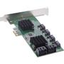 INLINE Controller Card, 8x SATA 6Gb/s, PCIe 2.0 (PCI Express) (76617K)