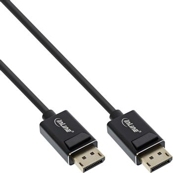 INLINE DisplayPort 2.0 cable, 8K4K UHBR, black, gold-plated contacts, 3m (15403P)