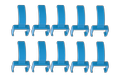 LinkIT ColorFlex Cat6a clips blå ColorFlex clips 10pcs/5 pair