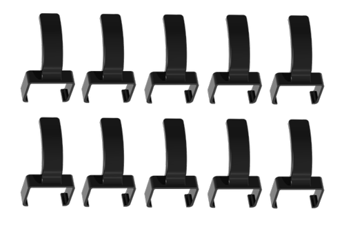 LinkIT ColorFlex Cat6a clips svart ColorFlex clips 10pcs/5 pair (LI-C6ASFTP-CF-BLACK)