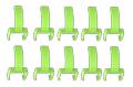 LinkIT ColorFlex Cat6a clips grønn ColorFlex clips 10pcs/5 pair