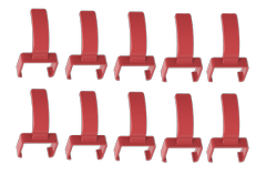 LinkIT ColorFlex Cat6a clips rød ColorFlex clips 10pcs/5 pair