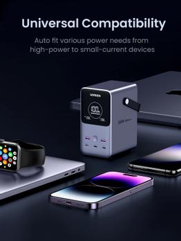 UGREEN 48000mAh 300W Fast Charging Power Bank gray (25286)