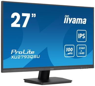 IIYAMA 27" QHD IPS Panel (XU2793QSU-B7)