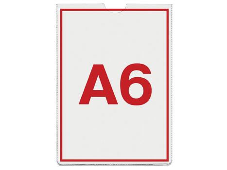 ESSELTE Showtassen A6 Glashelder Transparant 120 micron PP (Polypropeen) 100 Stuks (47778)