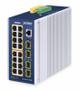 PLANET IP30 DIN-rail Ind. L3 16 Port